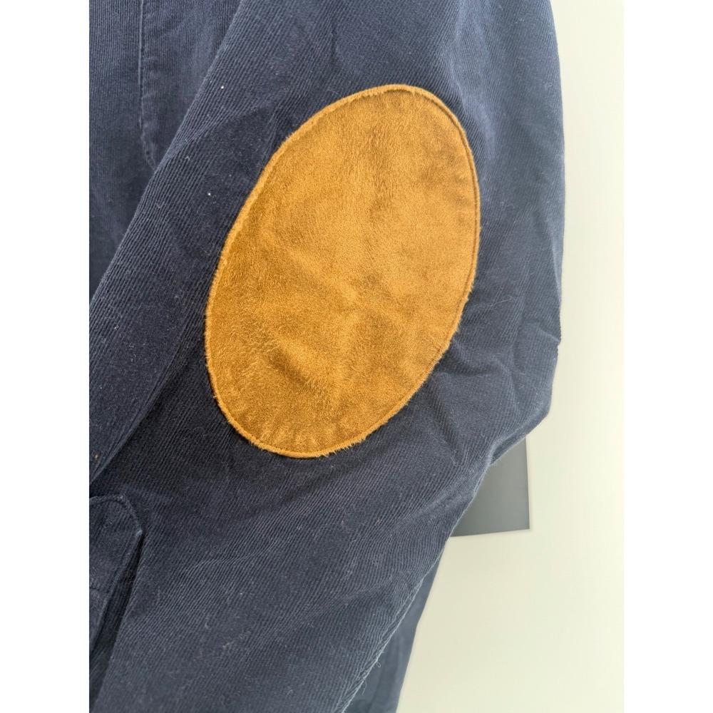 NWT Tuckernuck Navy Corduroy Oversized Button Down Shirt Elbow Patches XXL NEW - Picture 6 of 9
